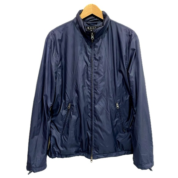 MAJI Style by MA-JI Masatomor Stowaway Hooded Zip Jacket Mens Size M Dark Navy